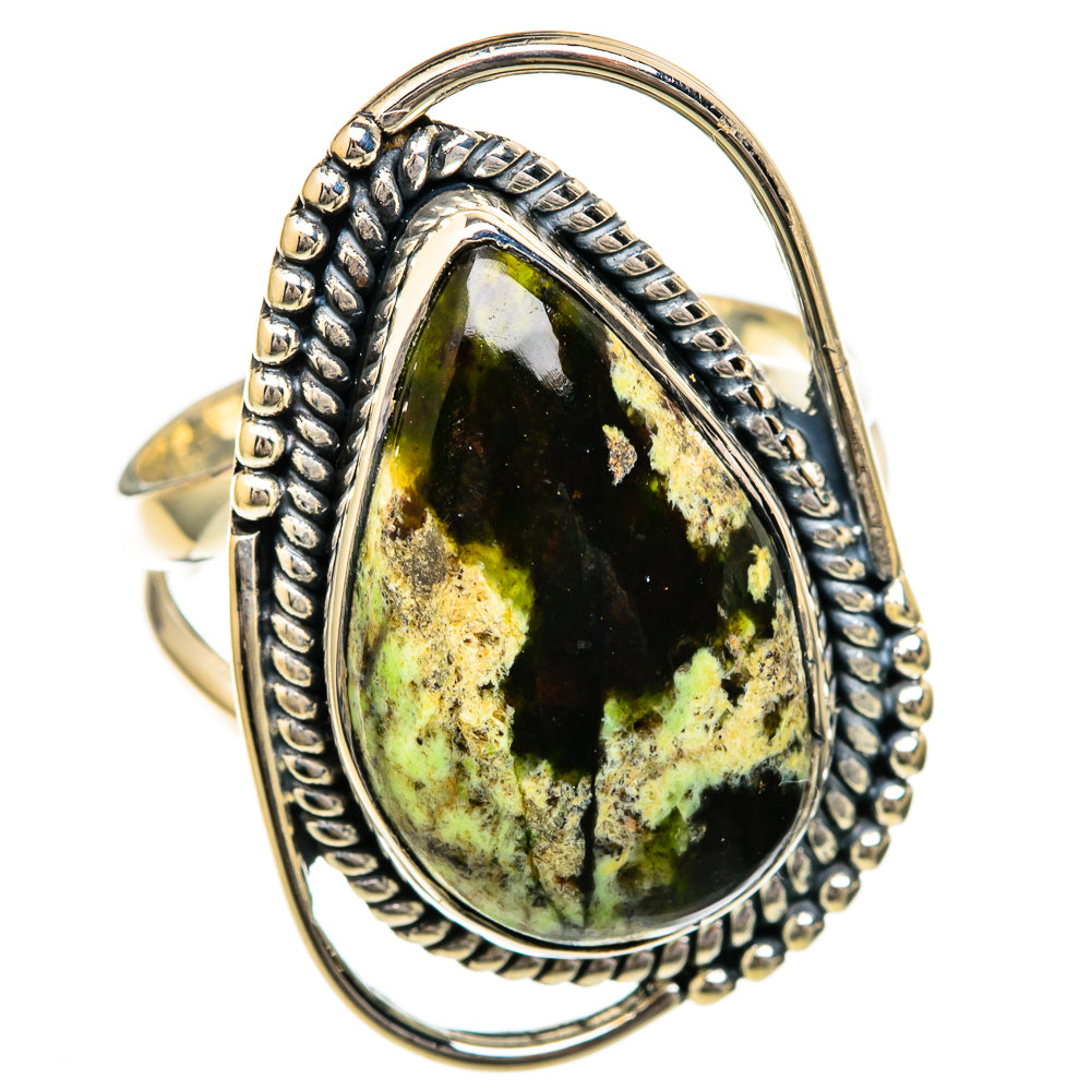 Australian Green Opal Rings handcrafted by Anasilvercos - RING104385 - Photo 2
