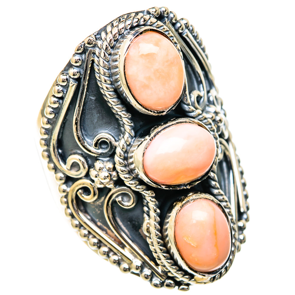 Pink Opal Rings handcrafted by Anasilvercos - RING104399 - Photo 2