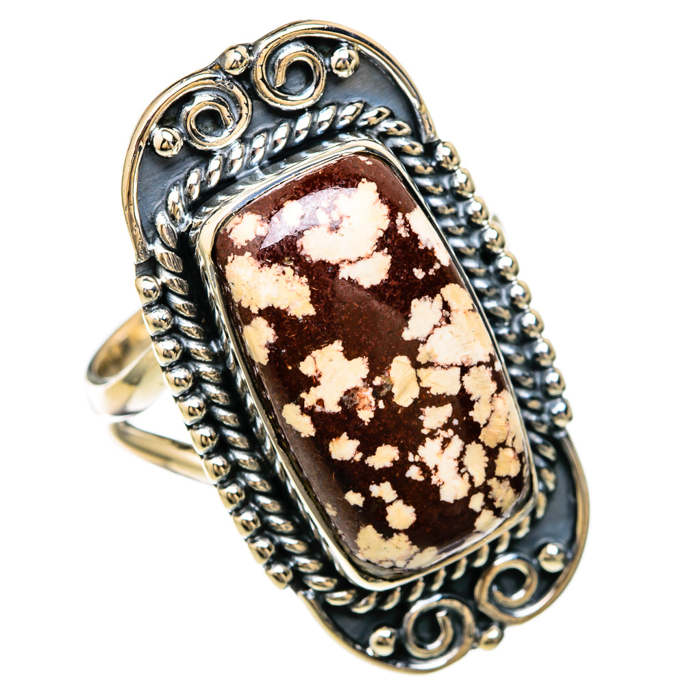 Peanut Wood Jasper Rings handcrafted by Anasilvercos - RING104424 - Photo 2