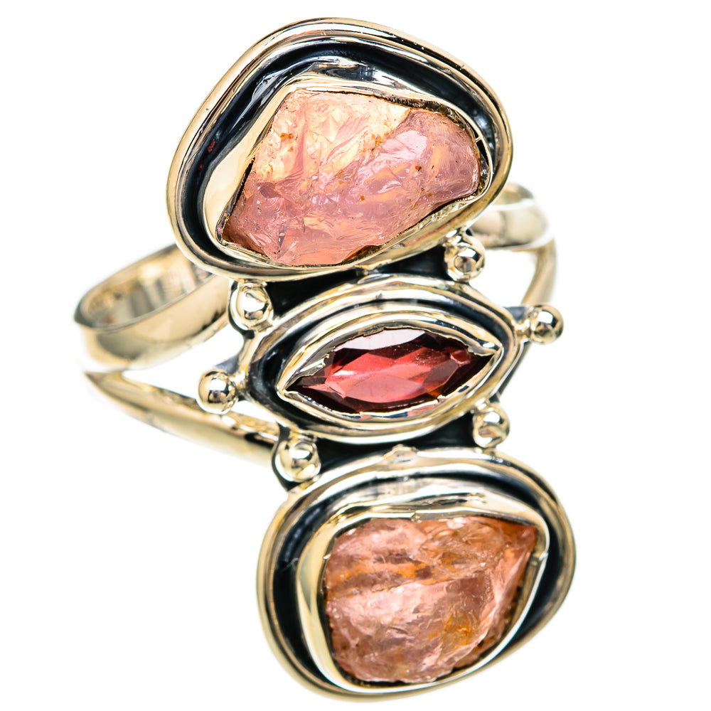 Rose Quartz Rings handcrafted by Anasilvercos - RING104428 - Photo 2