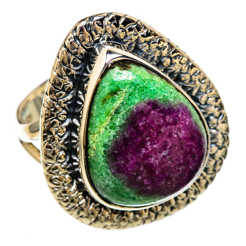 Ruby Zoisite Rings handcrafted by Anasilvercos - RING104436 - Photo 2