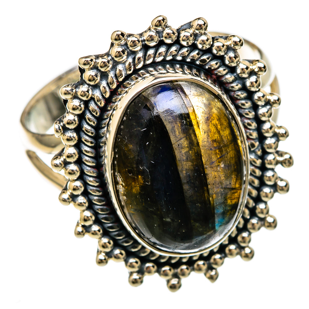 Labradorite Rings handcrafted by Anasilvercos - RING104443 - Photo 2