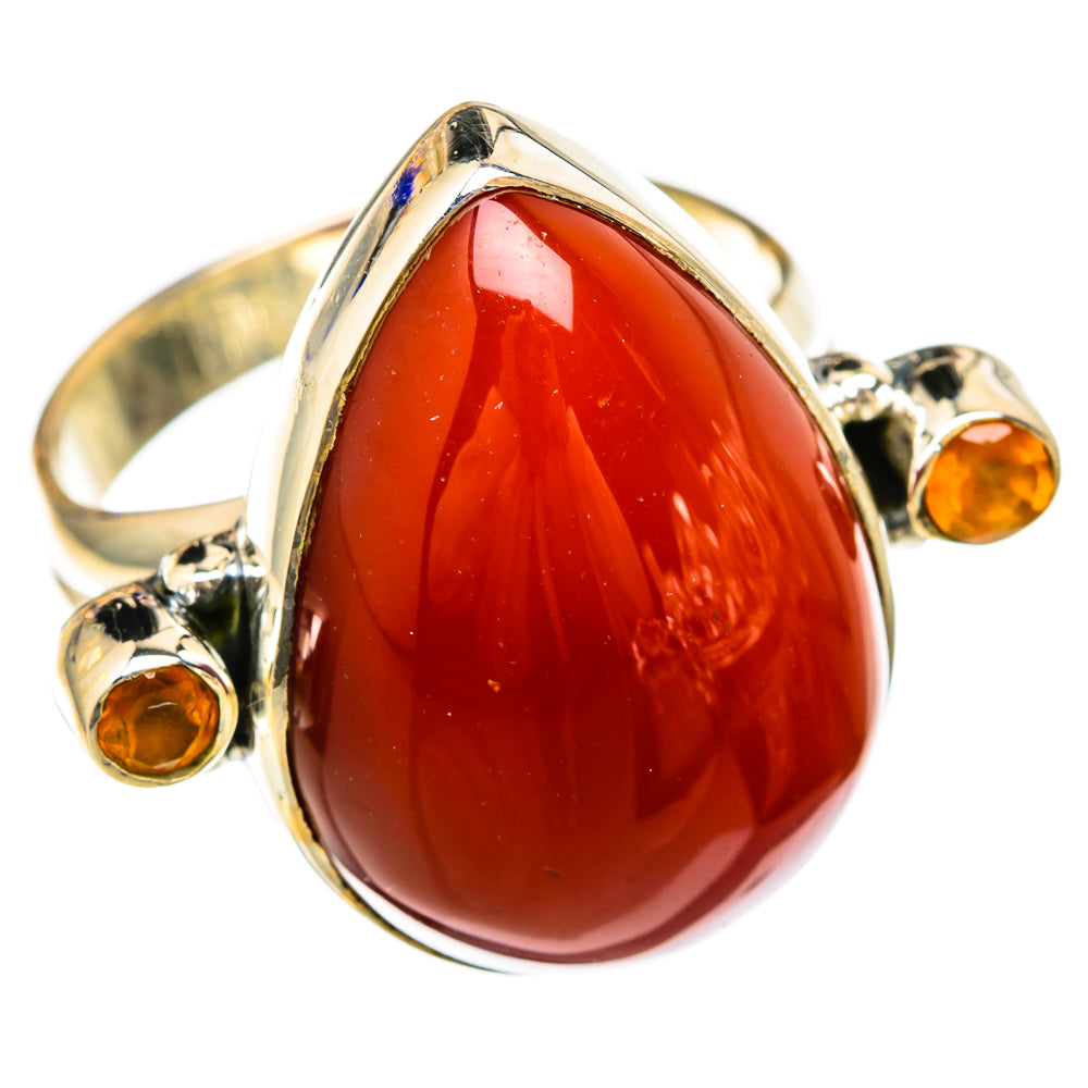 Red Onyx Rings handcrafted by Anasilvercos - RING104474 - Photo 2