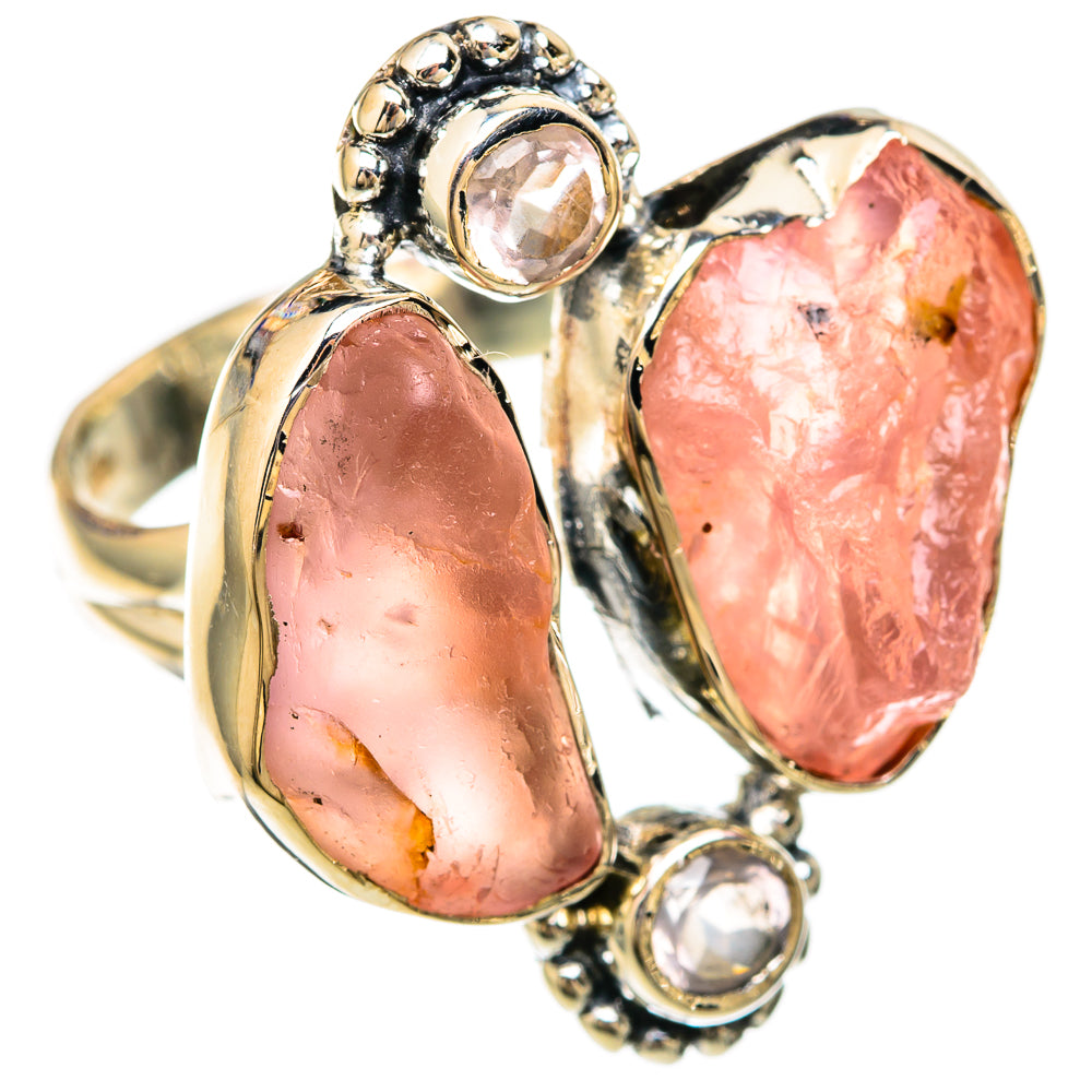 Rose Quartz Rings handcrafted by Anasilvercos - RING104476 - Photo 2