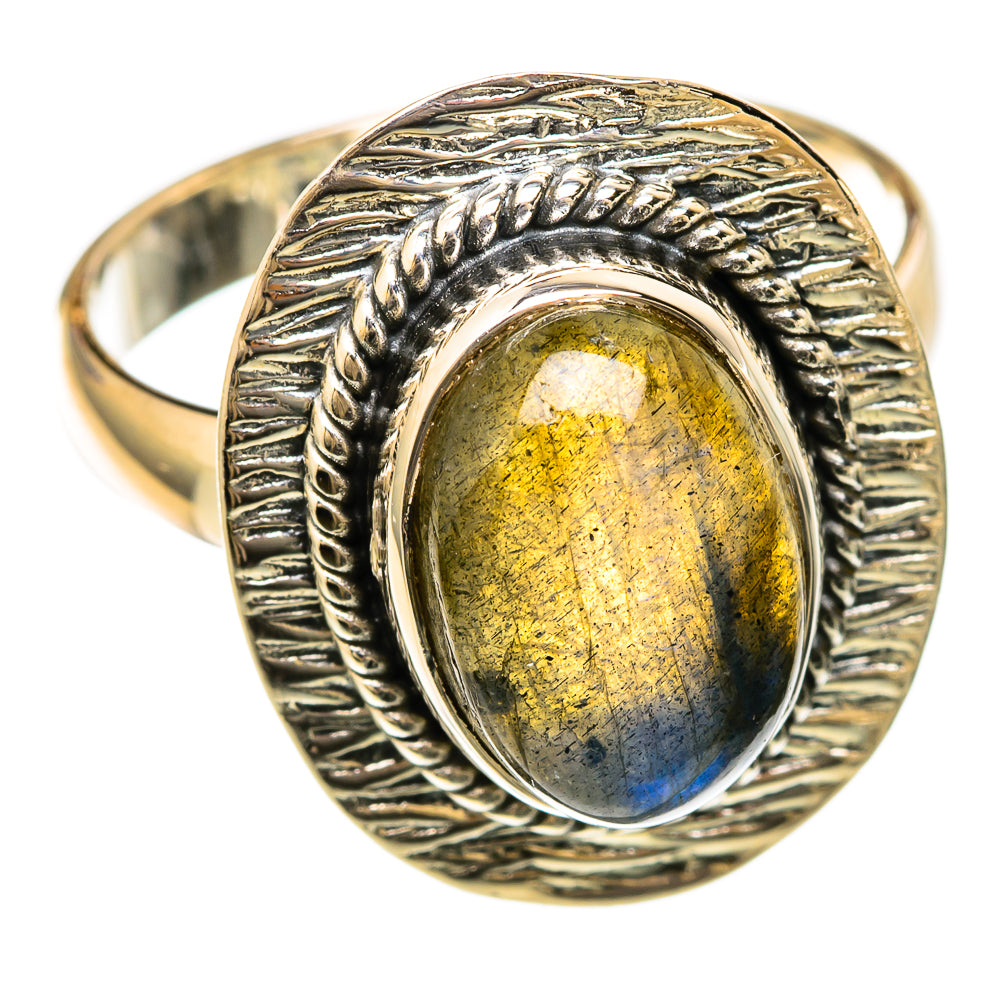 Labradorite Rings handcrafted by Anasilvercos - RING104487 - Photo 2