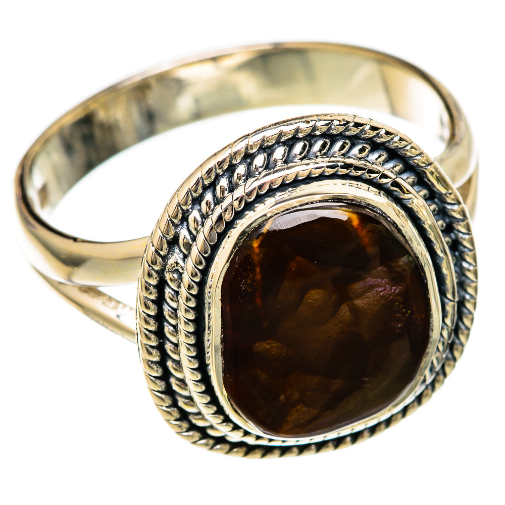 Mexican Fire Agate Rings handcrafted by Anasilvercos - RING104491 - Photo 2