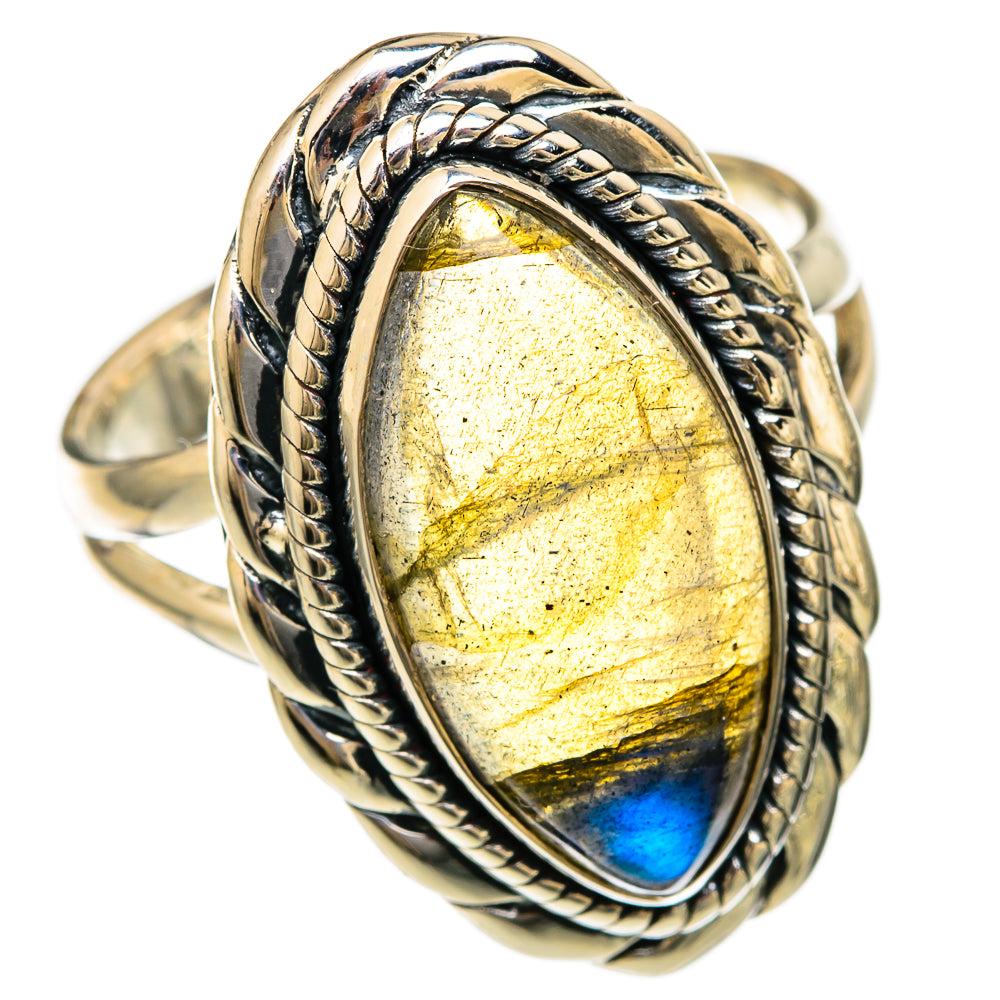 Labradorite Rings handcrafted by Anasilvercos - RING104506 - Photo 2