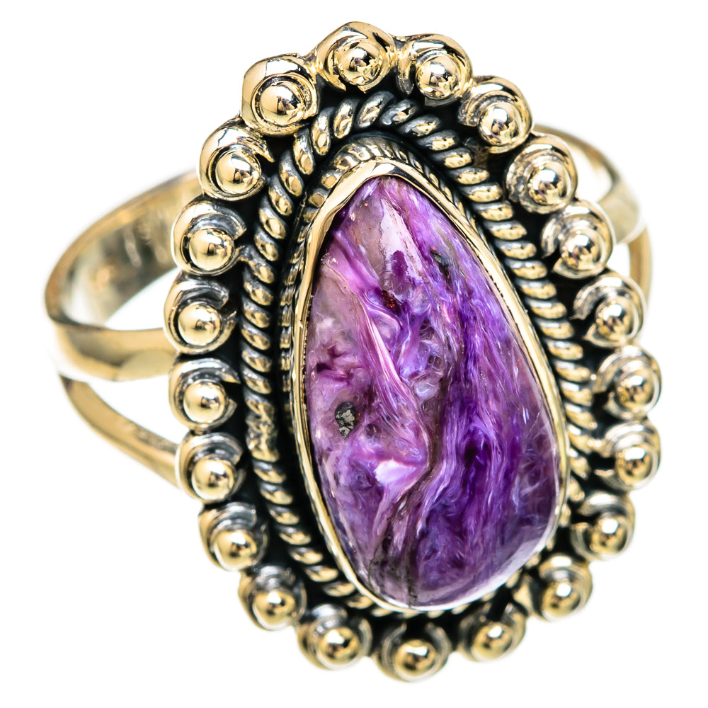 Charoite Rings handcrafted by Anasilvercos - RING104529 - Photo 2