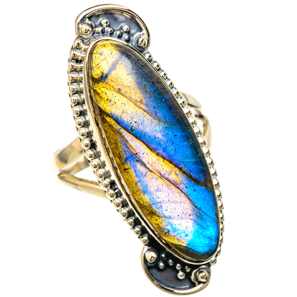 Labradorite Rings handcrafted by Anasilvercos - RING104552 - Photo 2