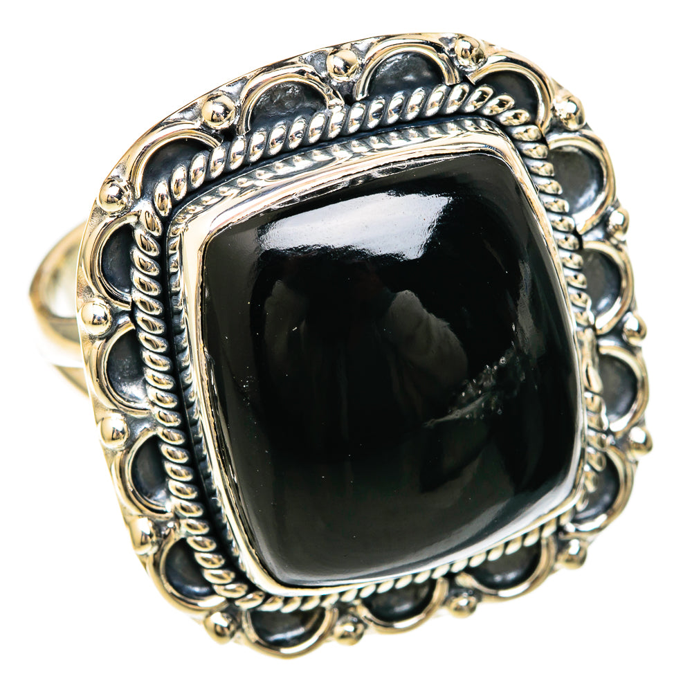 Black Onyx Rings handcrafted by Anasilvercos - RING104577 - Photo 2