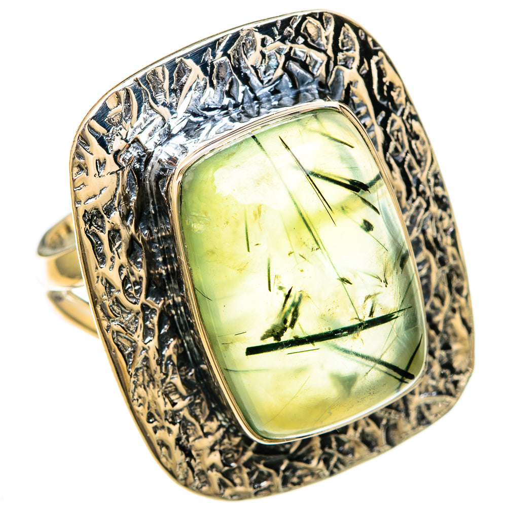 Prehnite Rings handcrafted by Anasilvercos - RING104595 - Photo 2