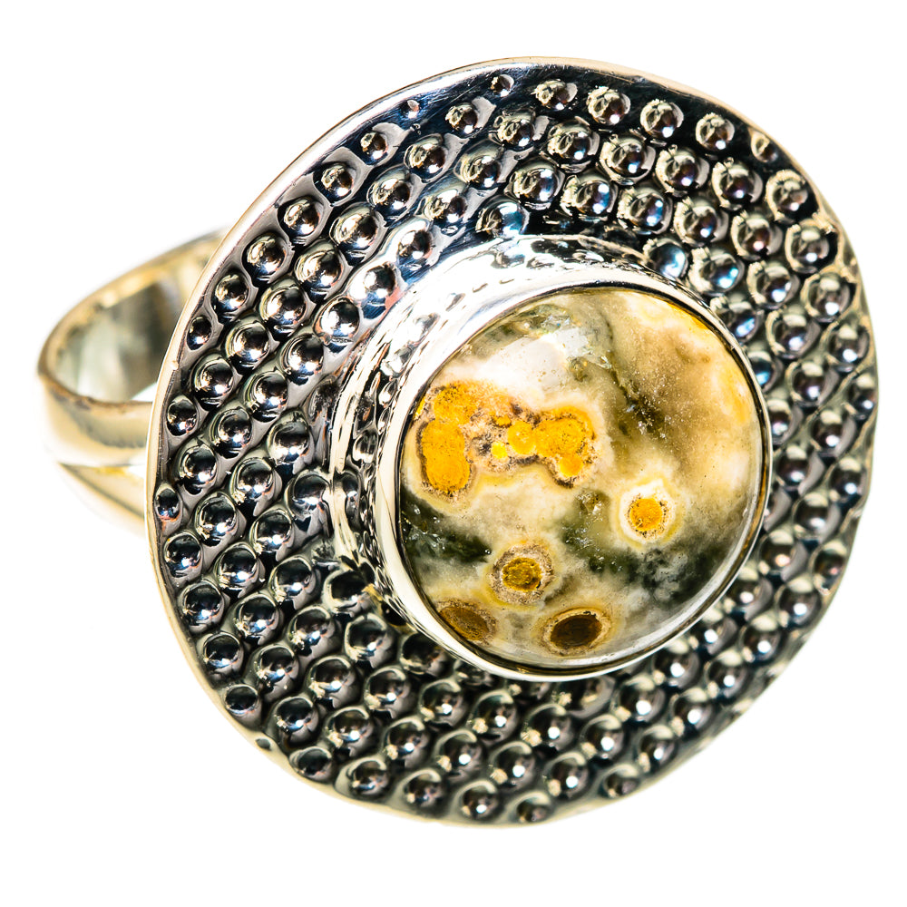 Ocean Jasper Rings handcrafted by Anasilvercos - RING104633 - Photo 2