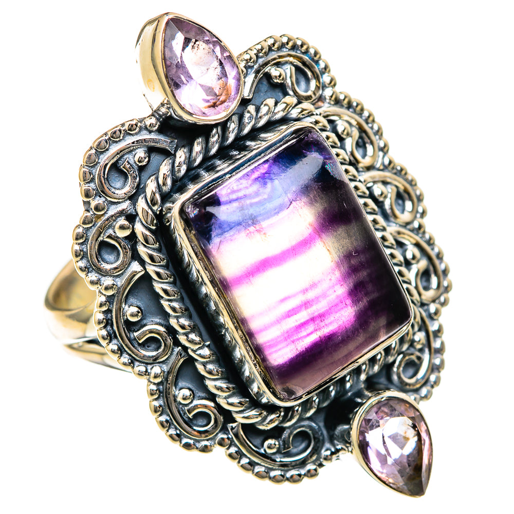 Fluorite Rings handcrafted by Anasilvercos - RING104647 - Photo 2