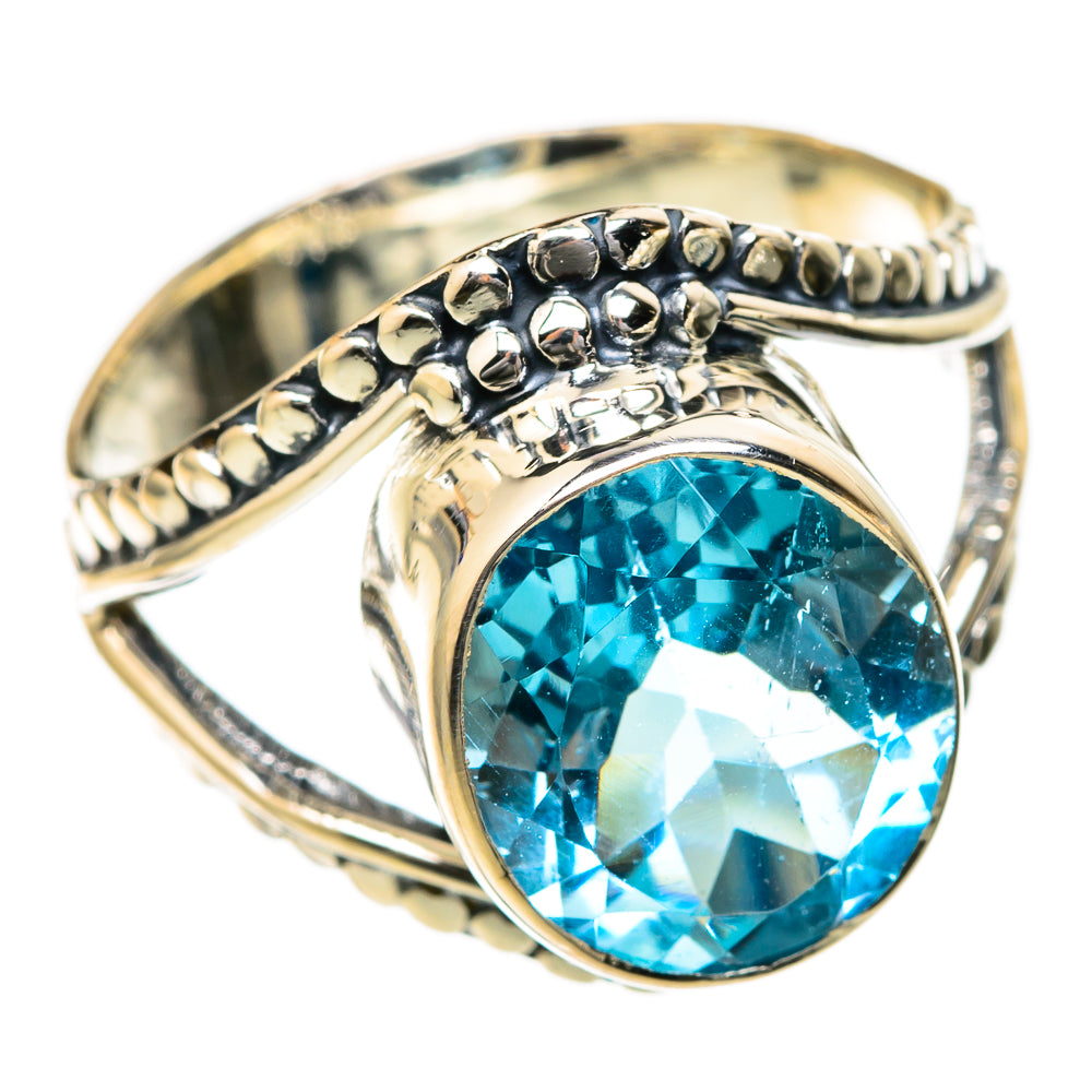 Blue Topaz Rings handcrafted by Anasilvercos - RING104655 - Photo 2