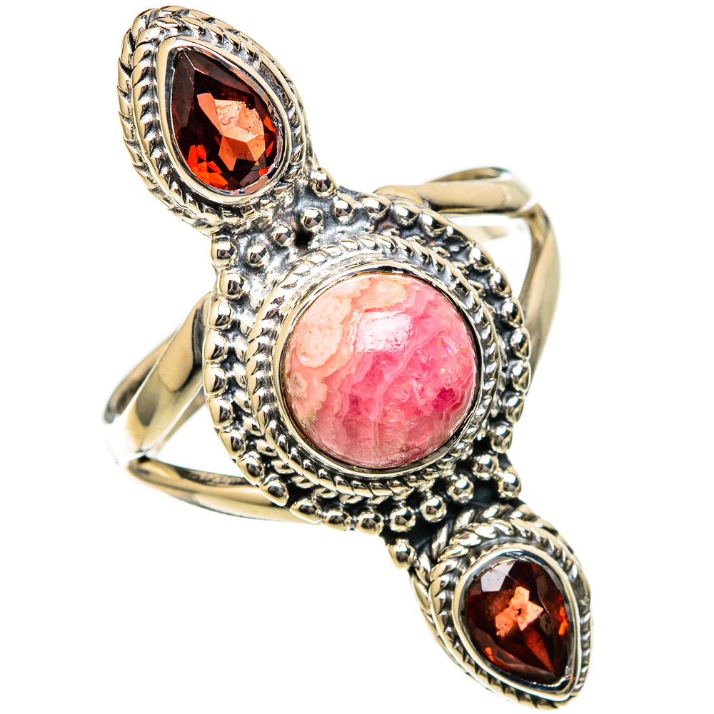 Rhodochrosite Rings handcrafted by Anasilvercos - RING104680 - Photo 2