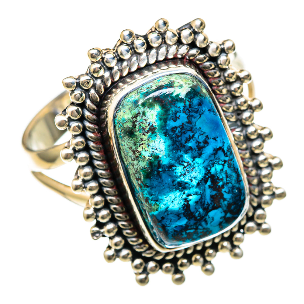 Tibetan Turquoise Rings handcrafted by Anasilvercos - RING104684 - Photo 2