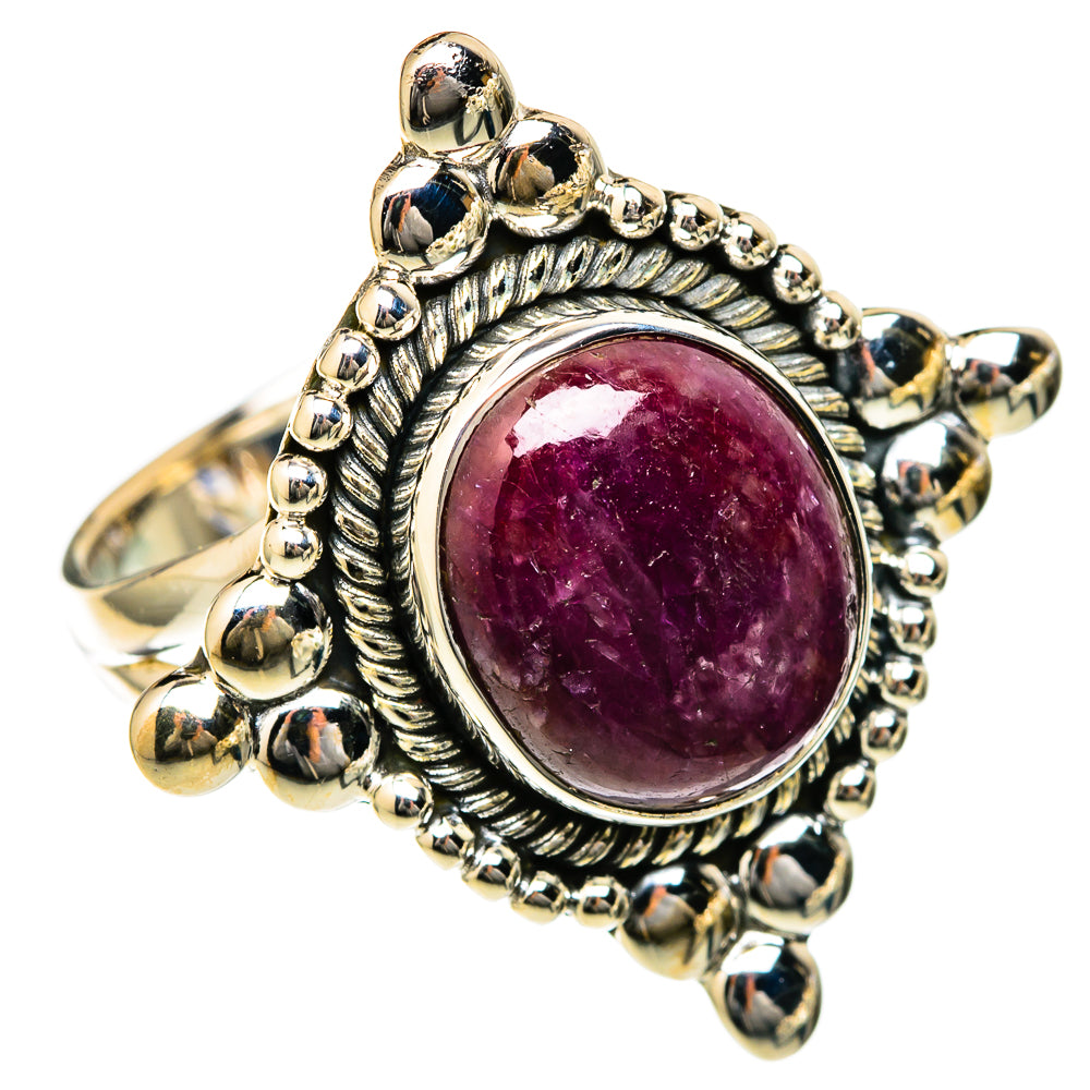 Ruby Fuchsite Rings handcrafted by Anasilvercos - RING104699 - Photo 2