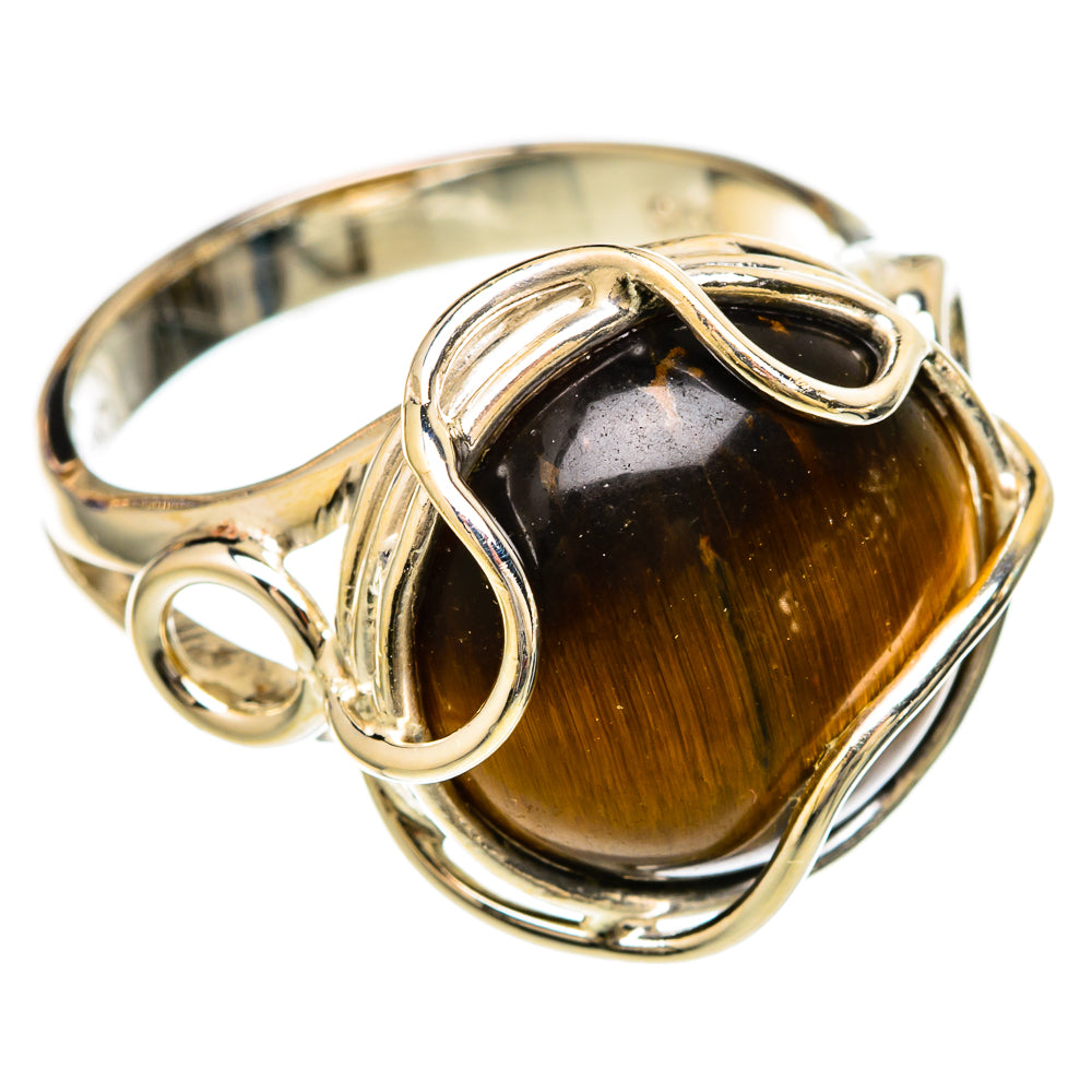 Tiger Eye Rings handcrafted by Anasilvercos - RING104730 - Photo 2