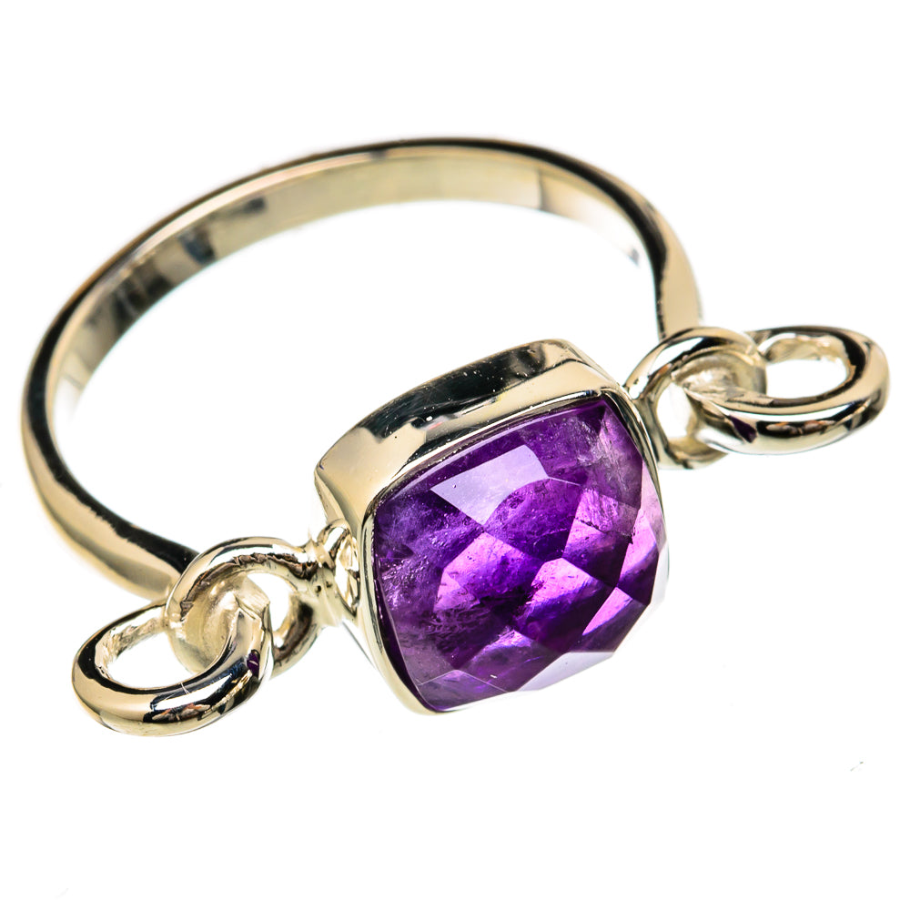 Amethyst Rings handcrafted by Anasilvercos - RING104740 - Photo 2