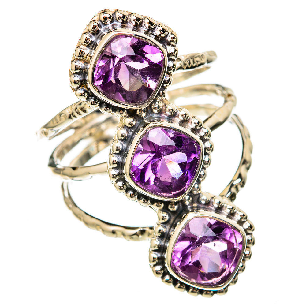 Amethyst Rings handcrafted by Anasilvercos - RING104741 - Photo 2
