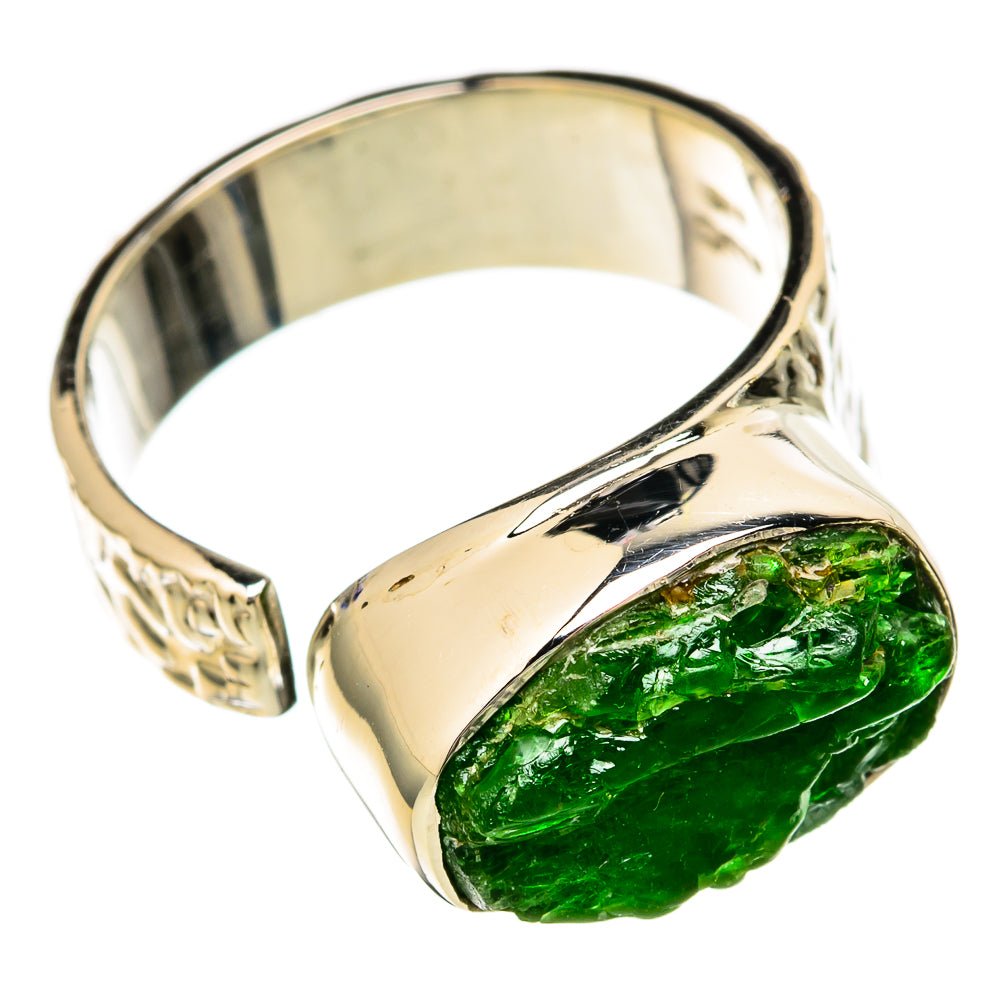 Chrome Diopside Rings handcrafted by Anasilvercos - RING104772 - Photo 2