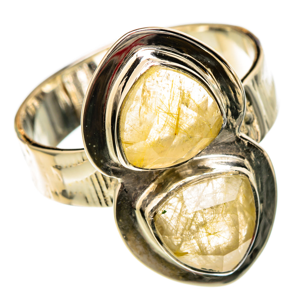 Rutilated Quartz Rings handcrafted by Anasilvercos - RING104787 - Photo 2