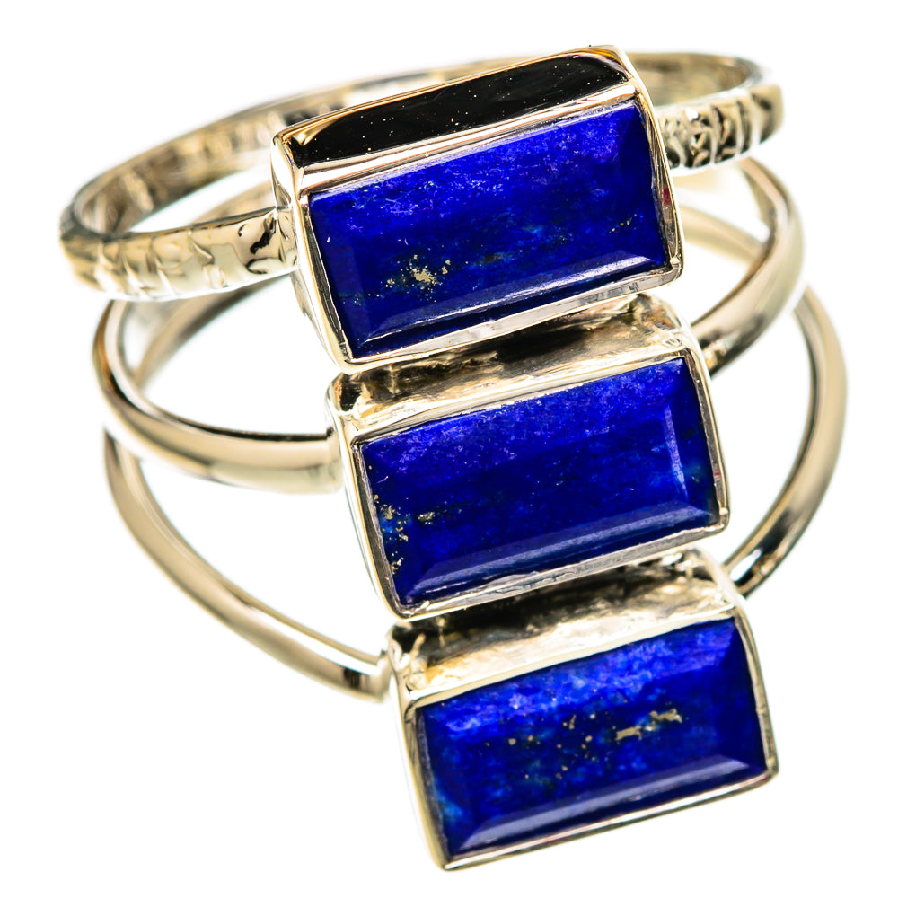 Lapis Lazuli Rings handcrafted by Anasilvercos - RING104798 - Photo 2