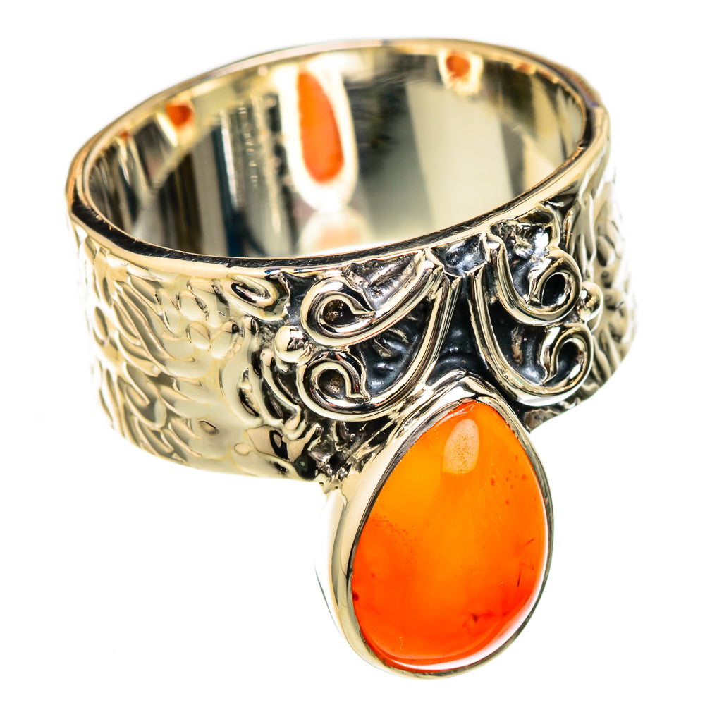 Carnelian Rings handcrafted by Anasilvercos - RING104817 - Photo 2