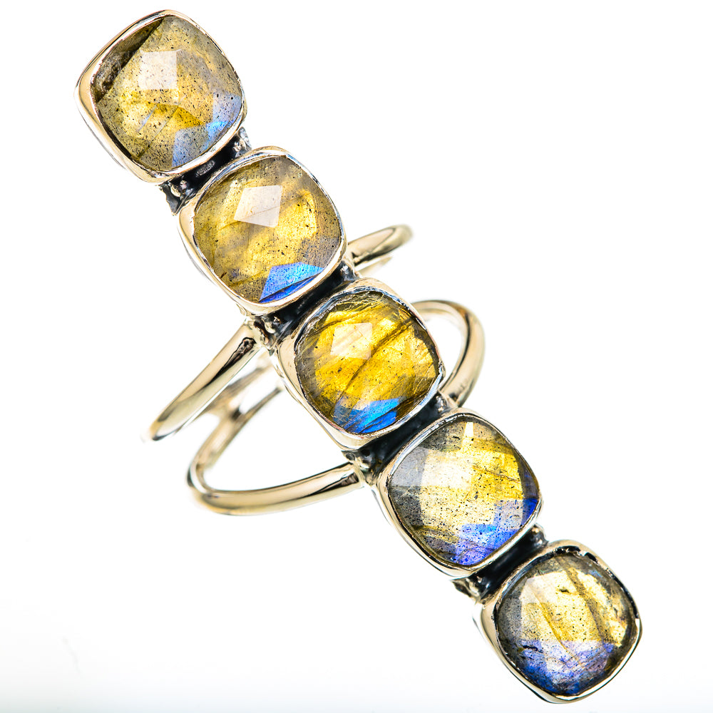 Labradorite Rings handcrafted by Anasilvercos - RING104842 - Photo 2