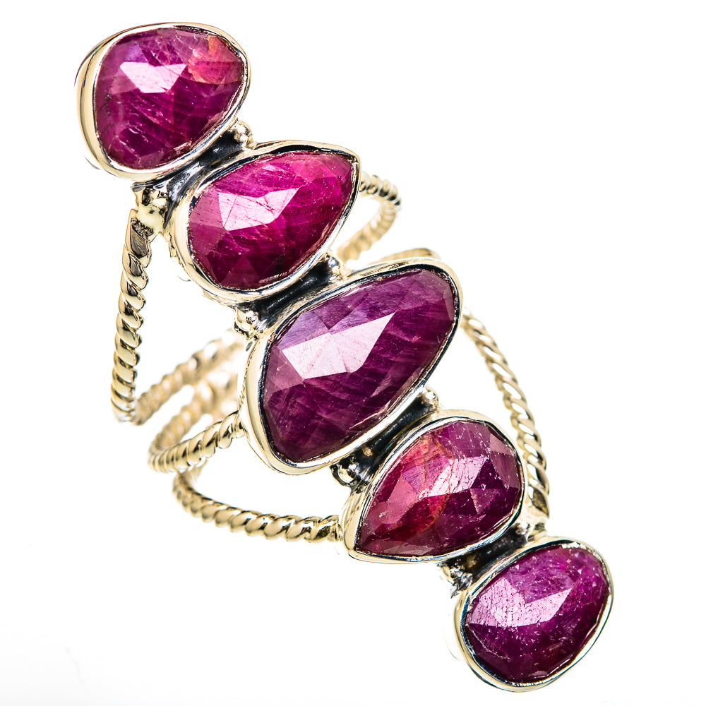 Ruby Fuchsite Rings handcrafted by Anasilvercos - RING104852 - Photo 2