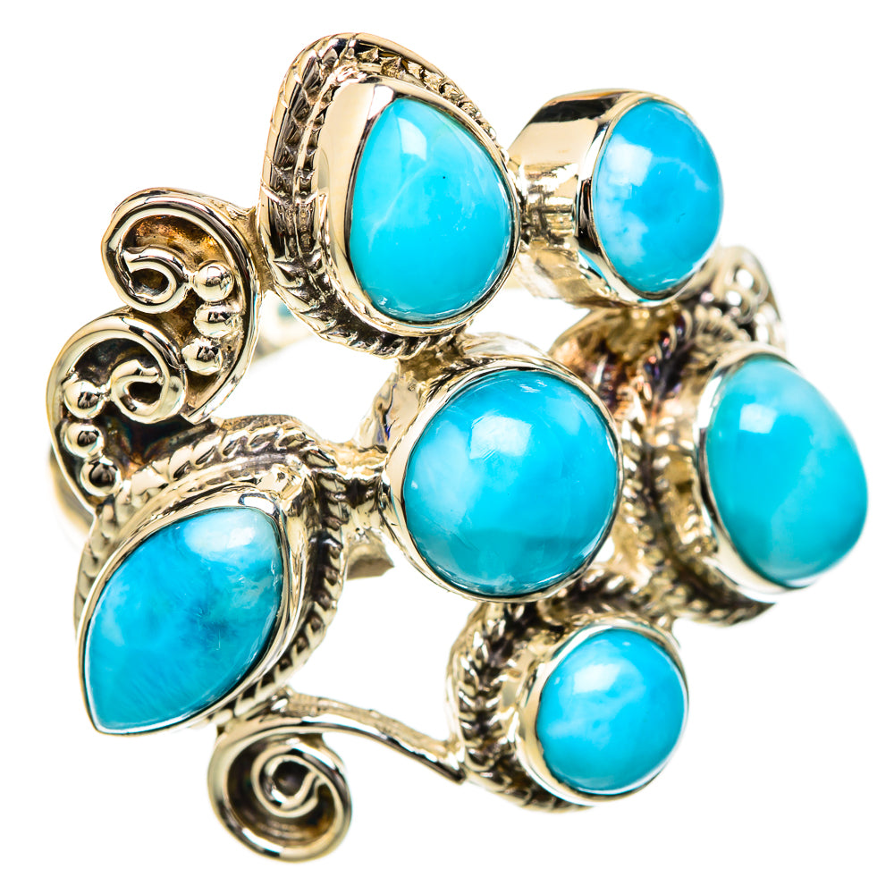 Larimar Rings handcrafted by Anasilvercos - RING104874 - Photo 2