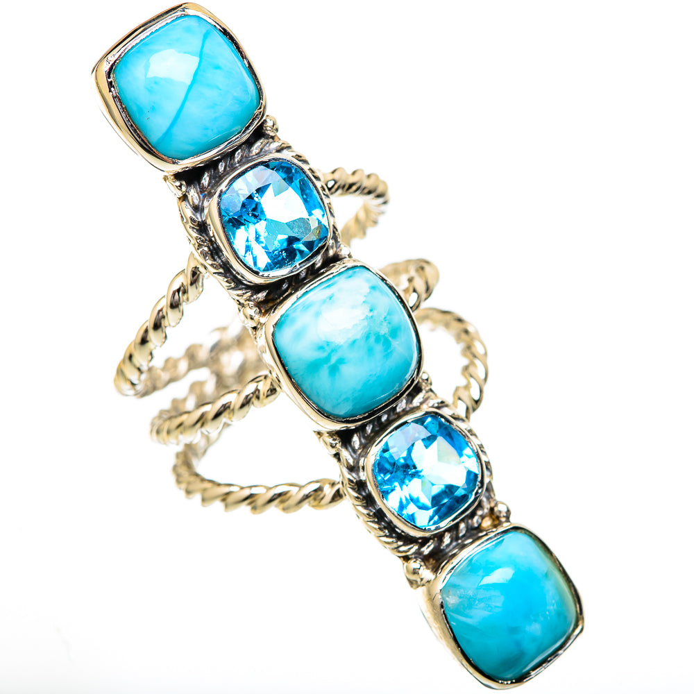 Larimar Rings handcrafted by Anasilvercos - RING104875 - Photo 2