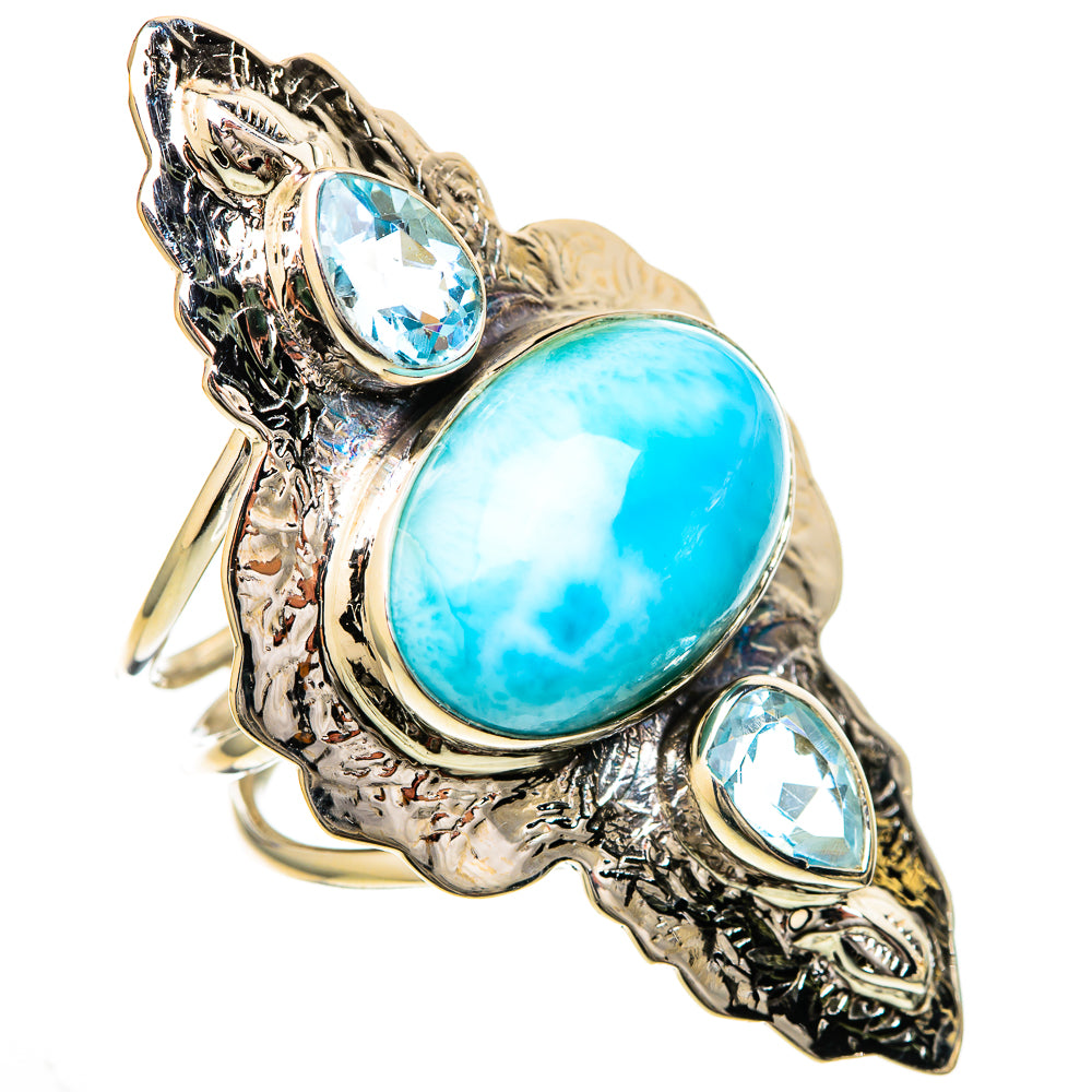 Larimar Rings handcrafted by Anasilvercos - RING104876 - Photo 2