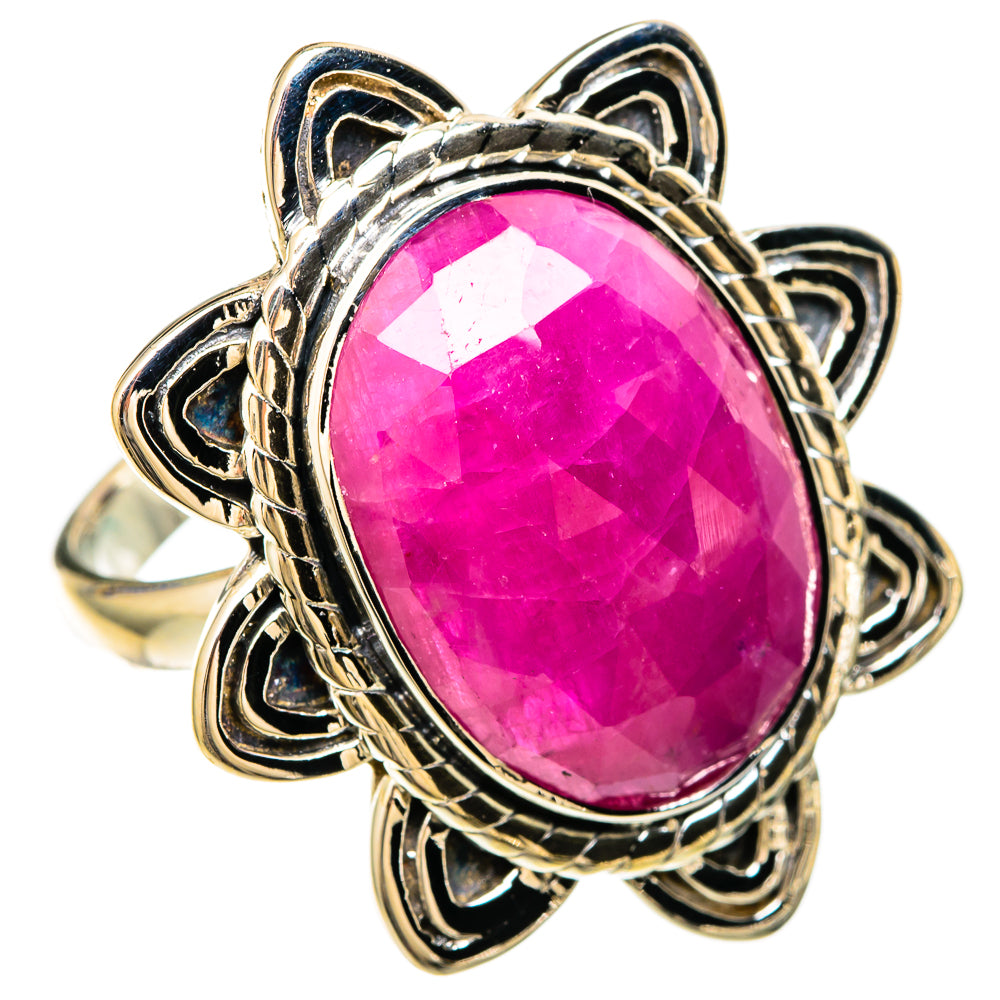 Ruby Fuchsite Rings handcrafted by Anasilvercos - RING104884 - Photo 2
