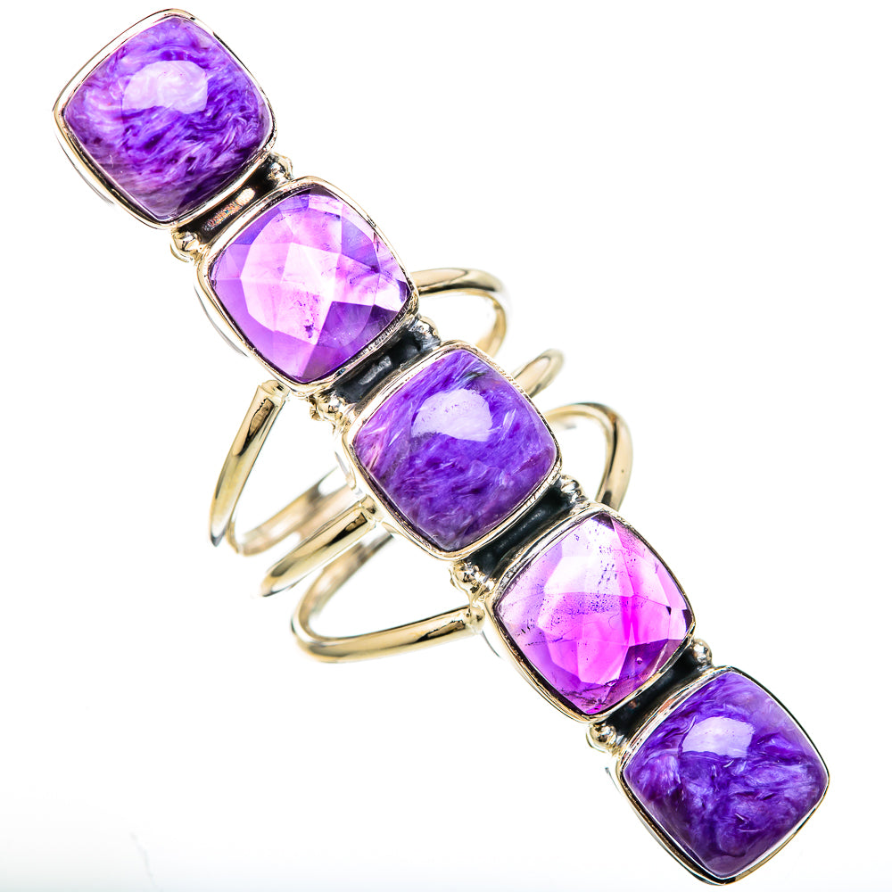 Charoite Rings handcrafted by Anasilvercos - RING104891 - Photo 2