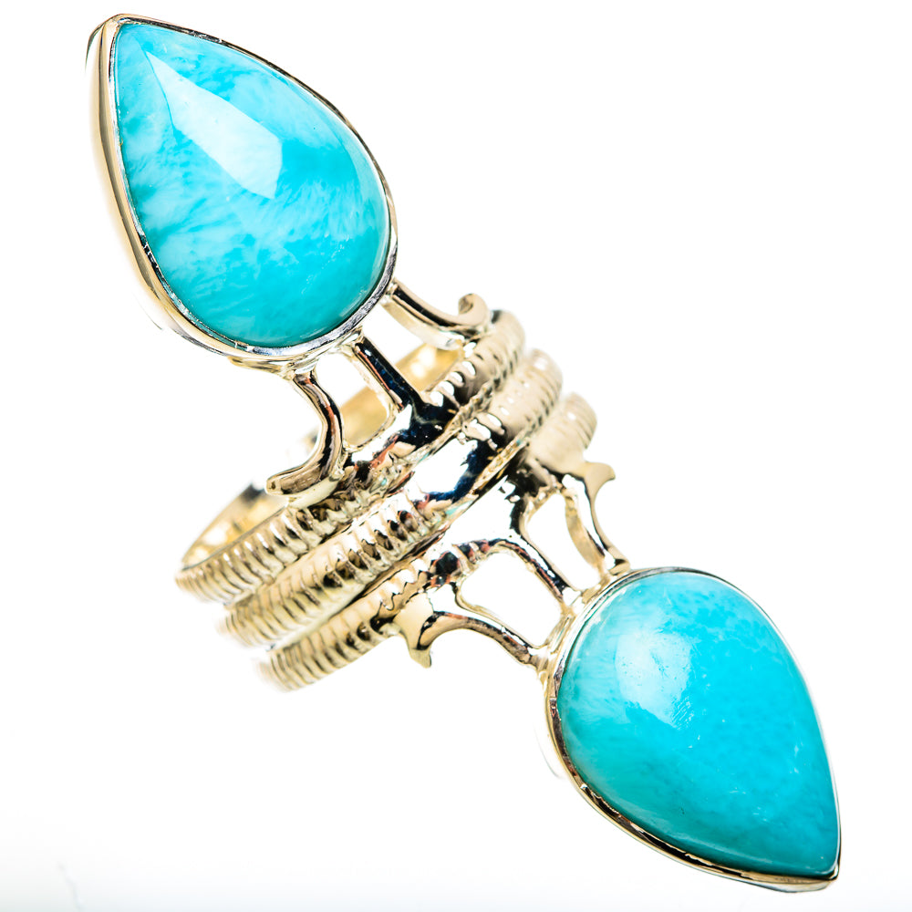 Larimar Rings handcrafted by Anasilvercos - RING104904 - Photo 2