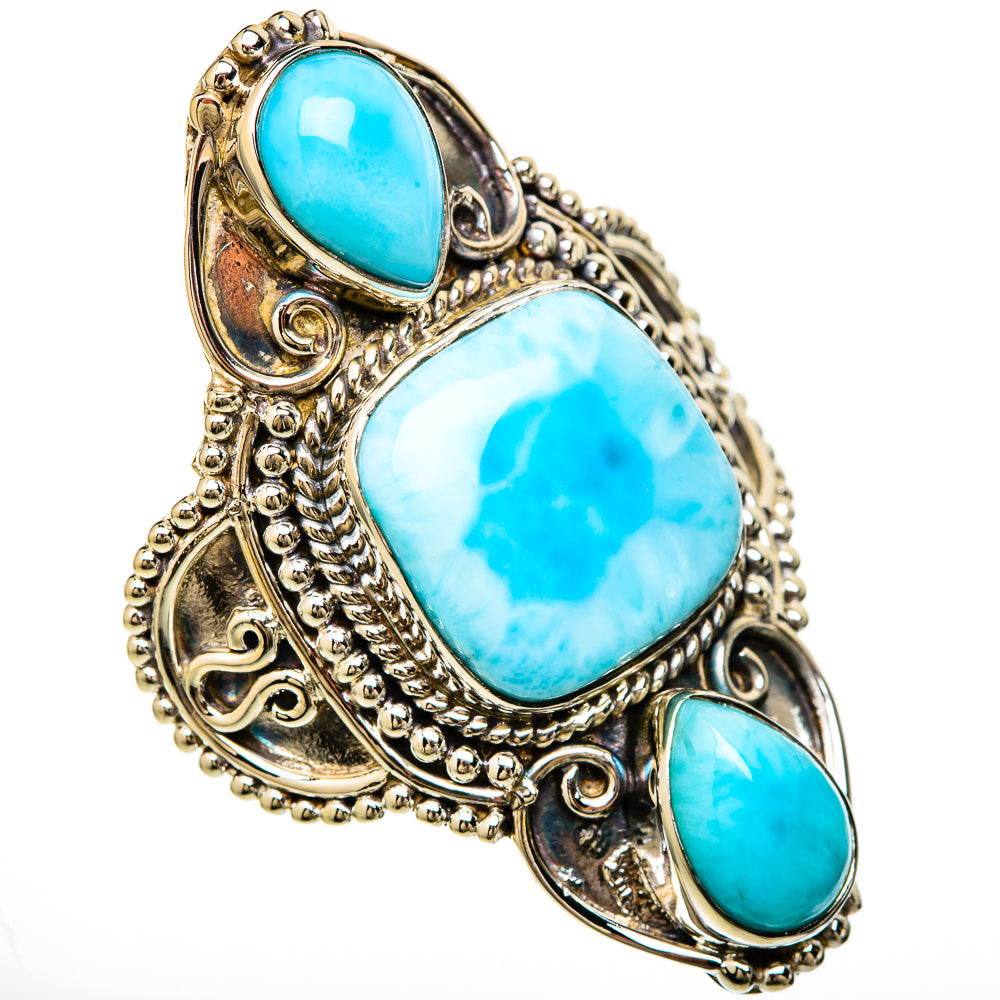 Larimar Rings handcrafted by Anasilvercos - RING104906 - Photo 2