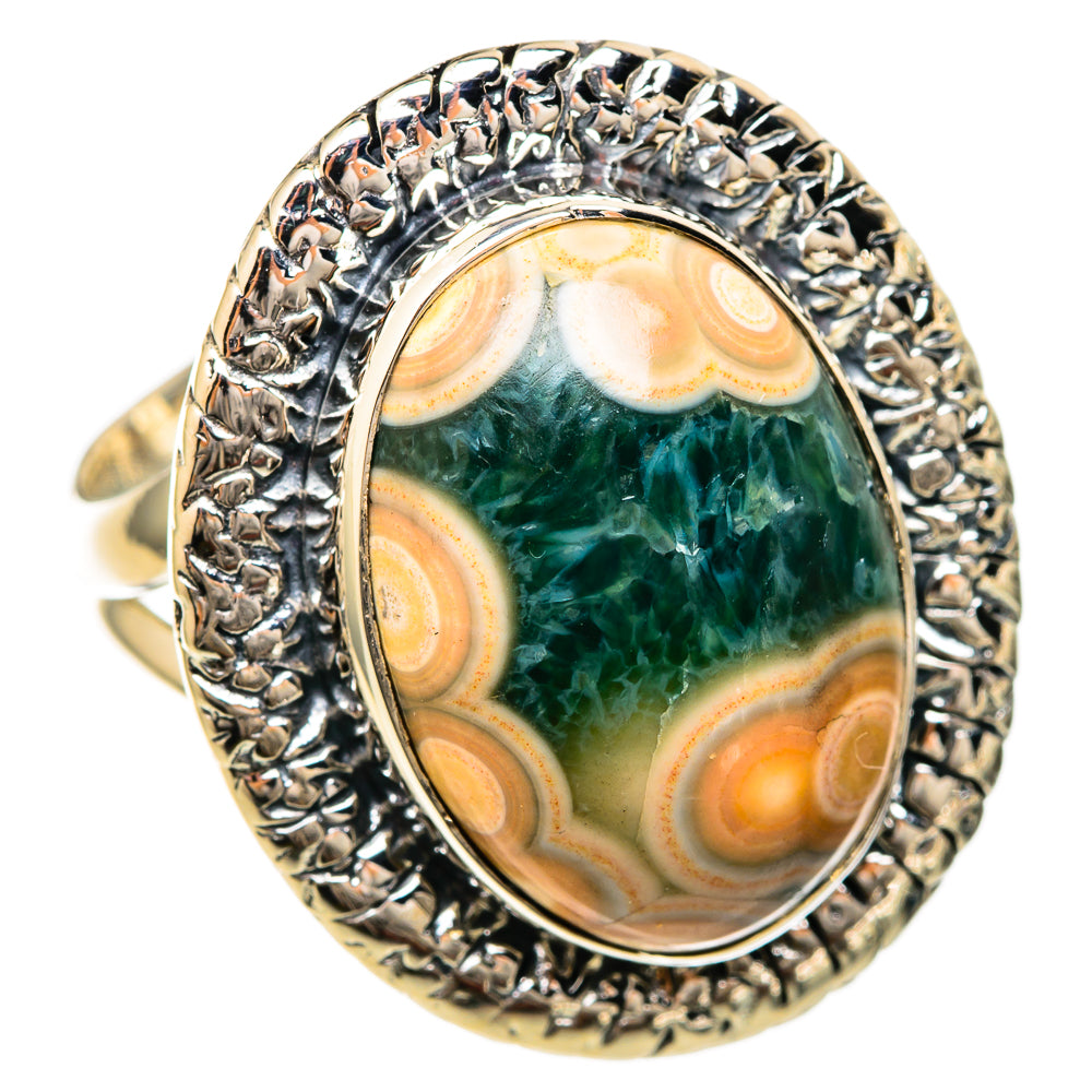 Ocean Jasper Rings handcrafted by Anasilvercos - RING104930 - Photo 2