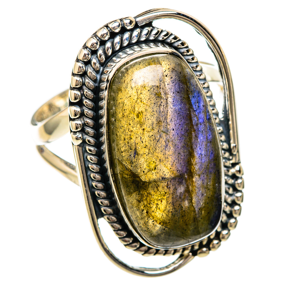 Labradorite Rings handcrafted by Anasilvercos - RING104935 - Photo 2