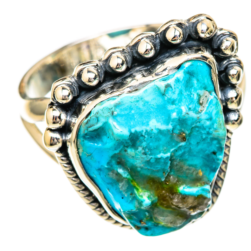 Chrysocolla Rings handcrafted by Anasilvercos - RING104936 - Photo 2