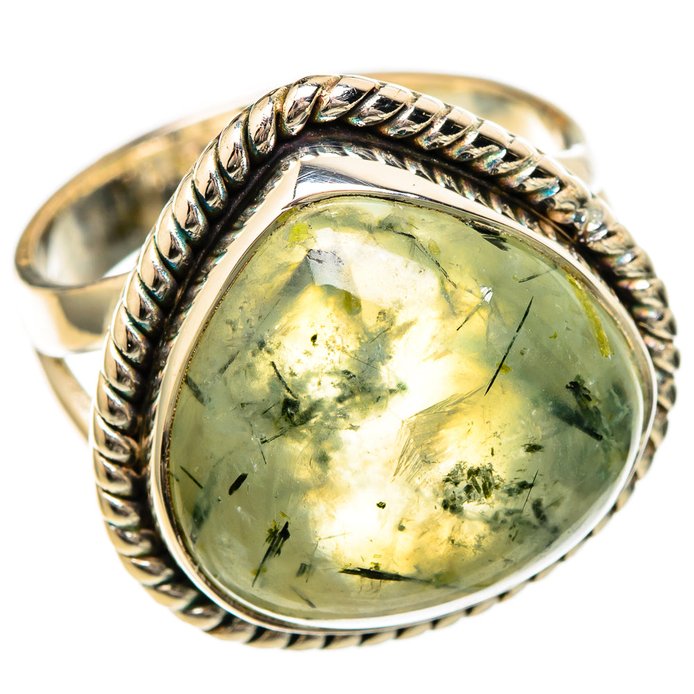 Prehnite Rings handcrafted by Anasilvercos - RING104940 - Photo 2