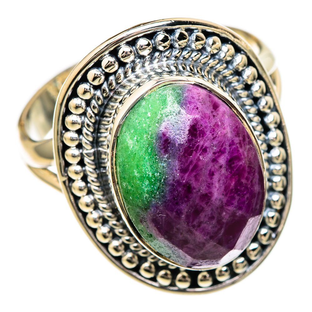 Ruby Zoisite Rings handcrafted by Anasilvercos - RING104963 - Photo 2