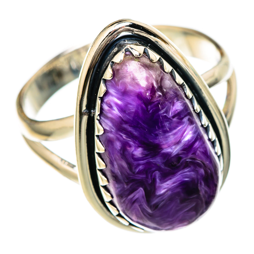 Charoite Rings handcrafted by Anasilvercos - RING104984 - Photo 2