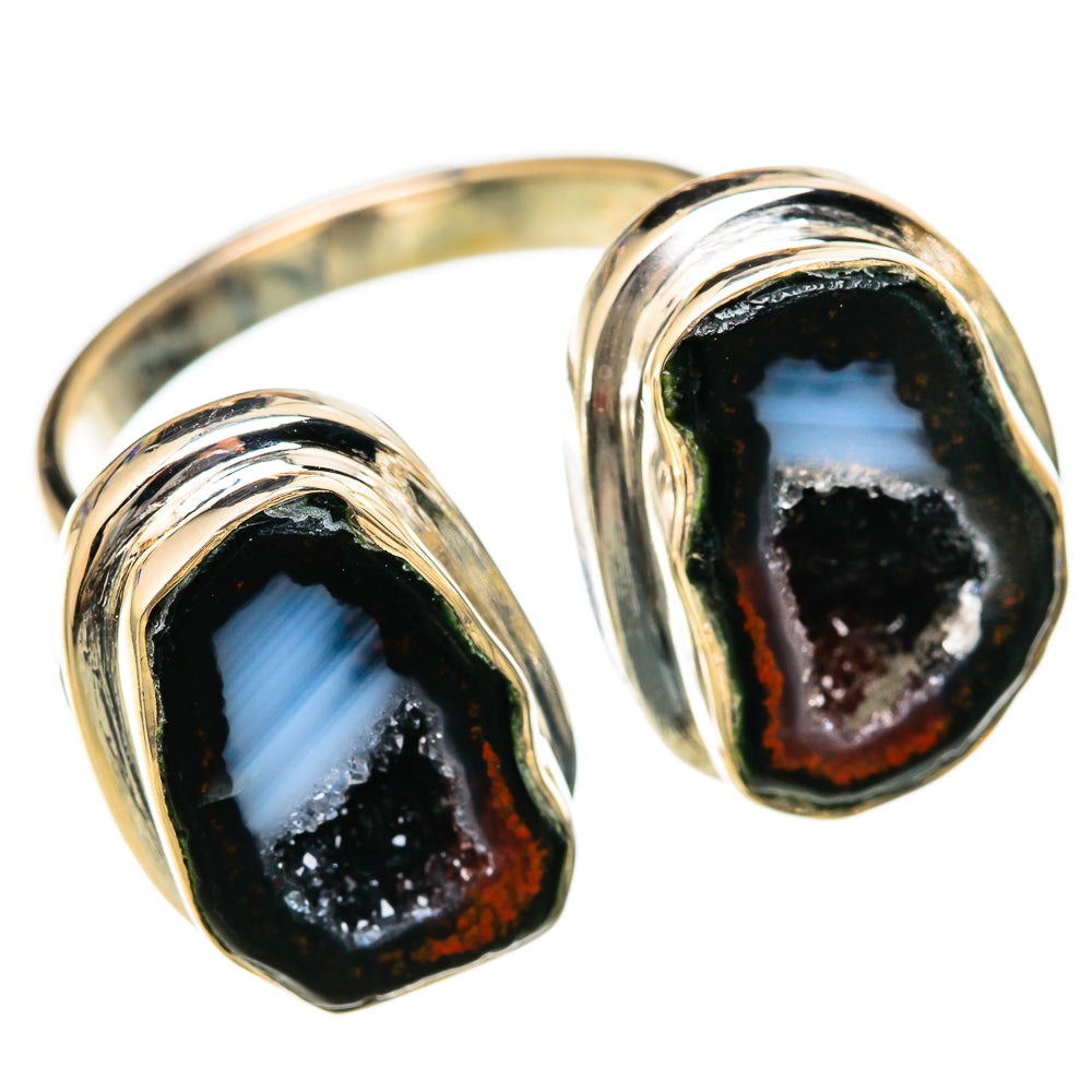 Coconut Geode Druzy Rings handcrafted by Anasilvercos - RING104986 - Photo 2
