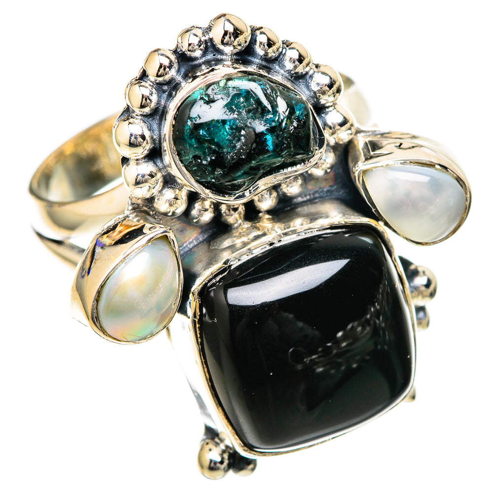 Black Onyx Rings handcrafted by Anasilvercos - RING104987 - Photo 2