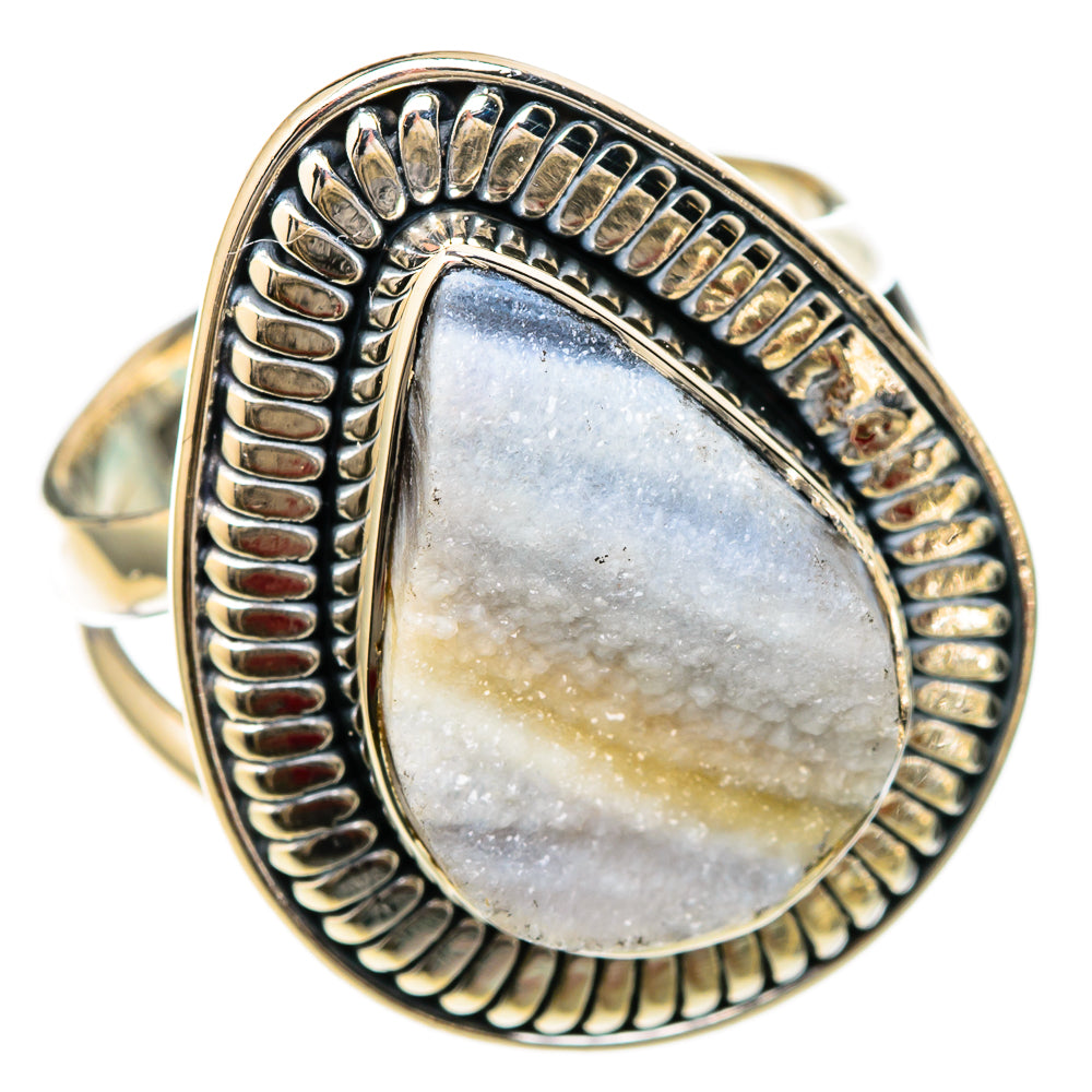 Desert Druzy Rings handcrafted by Anasilvercos - RING104995 - Photo 2