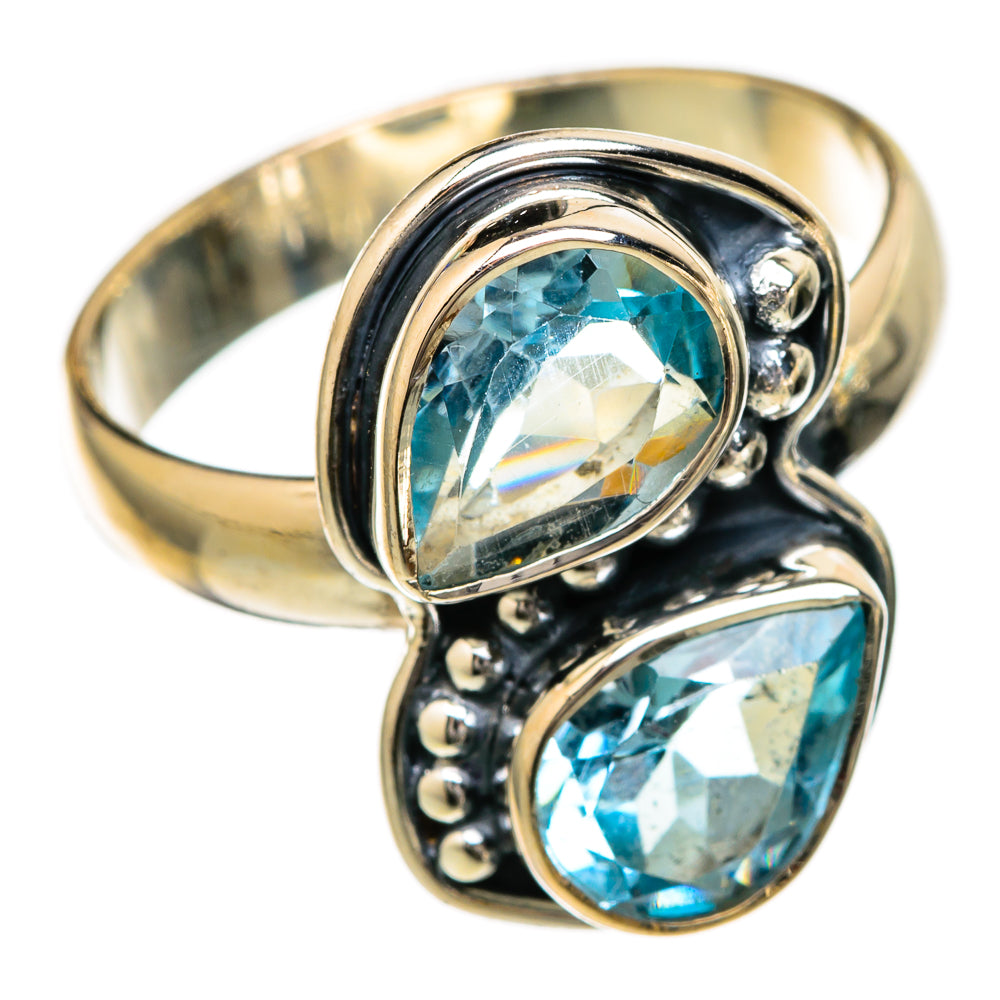 Blue Topaz Rings handcrafted by Anasilvercos - RING104997 - Photo 2