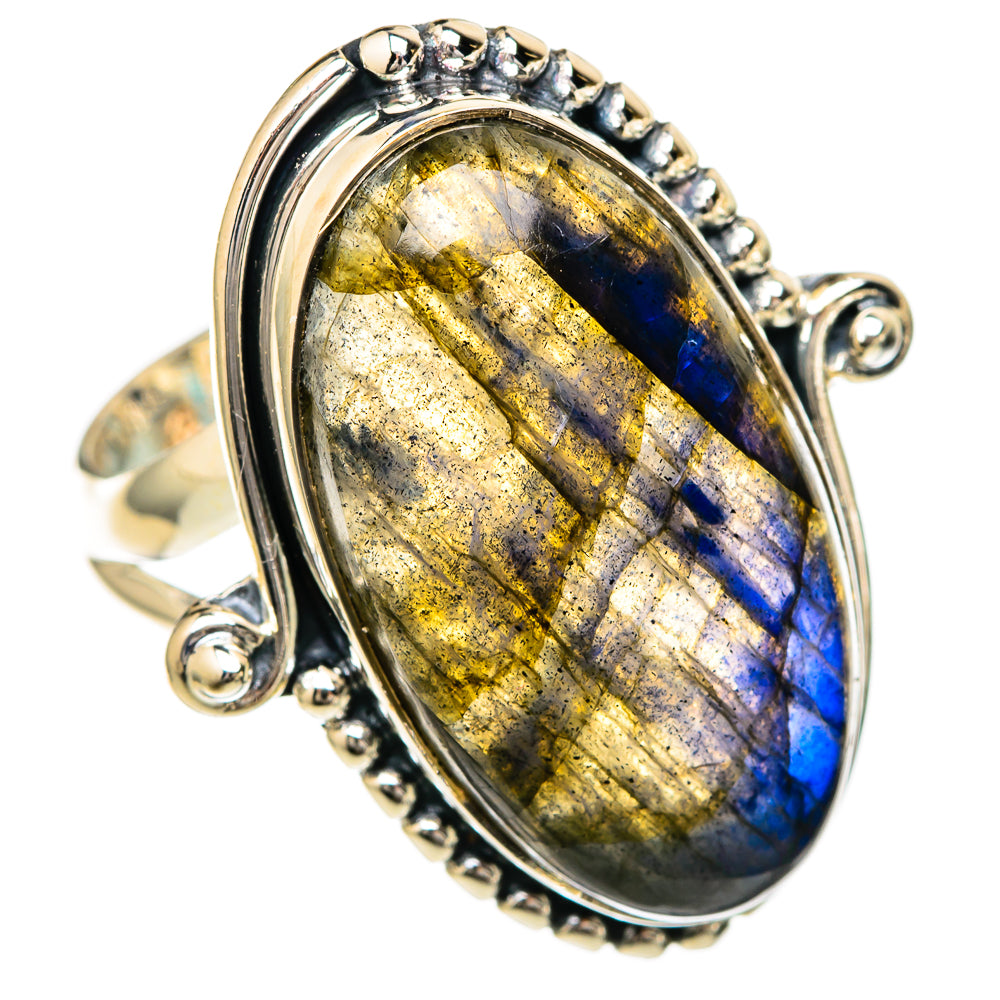 Labradorite Rings handcrafted by Anasilvercos - RING104998 - Photo 2