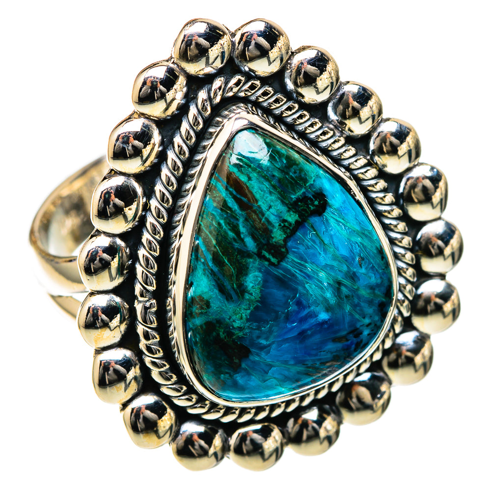 Chrysocolla Rings handcrafted by Anasilvercos - RING105050 - Photo 2