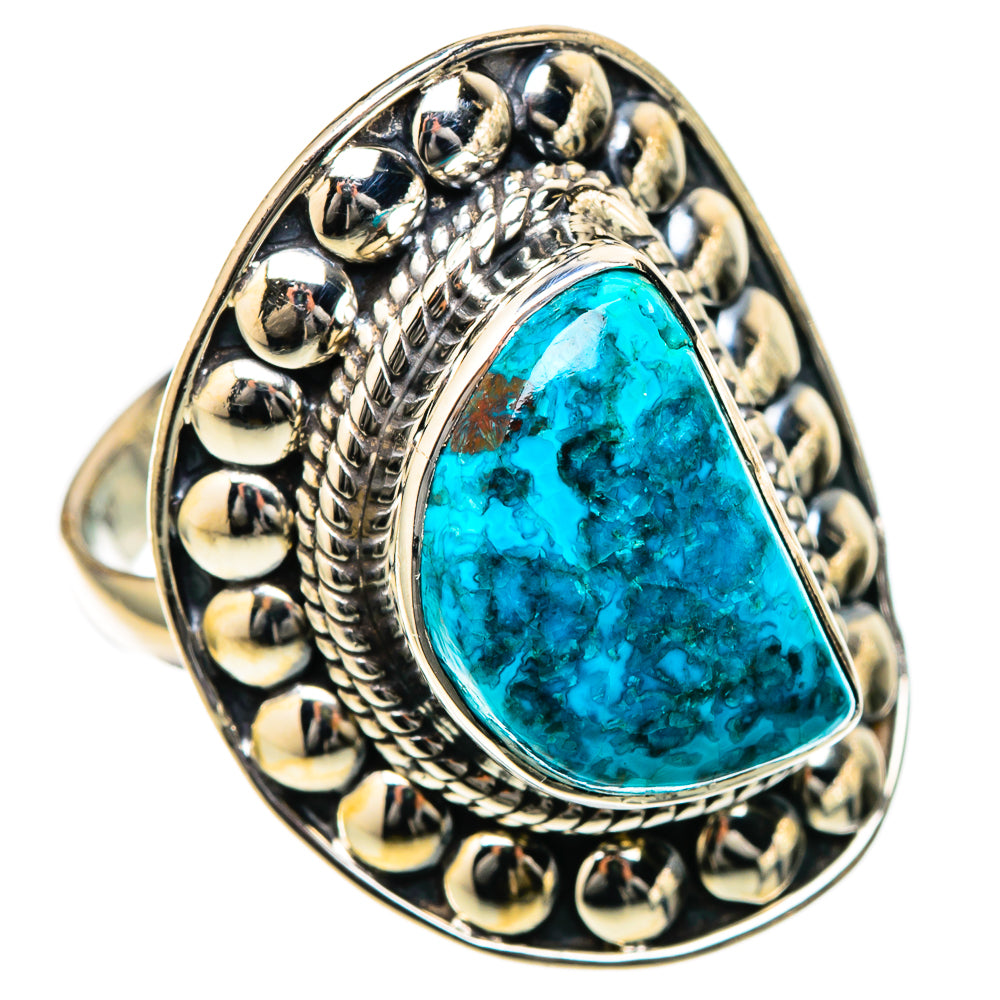 Chrysocolla Rings handcrafted by Anasilvercos - RING105056 - Photo 2